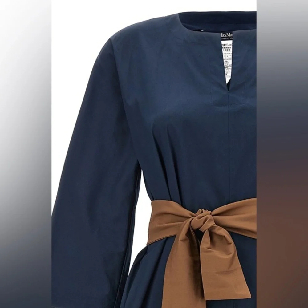 NWT ‘S Max Mara Cotton Blend Dress Size: Various Spring/Summer - Picture 2 of 5